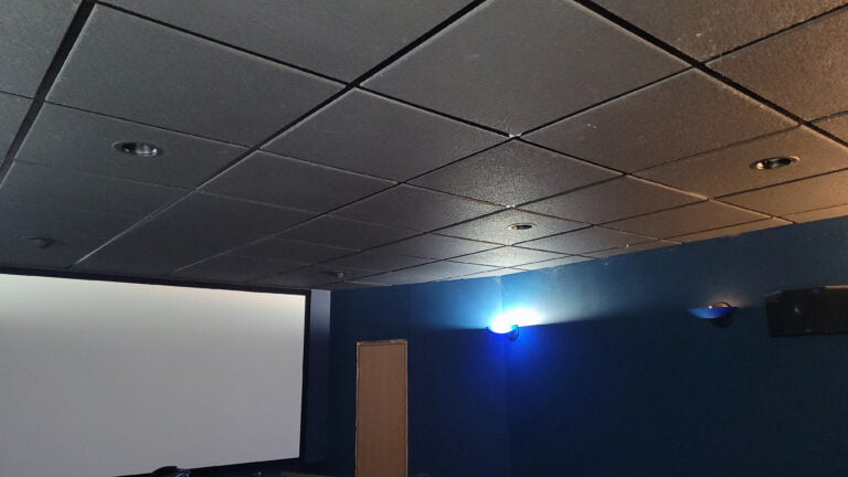 basement theater ceiling